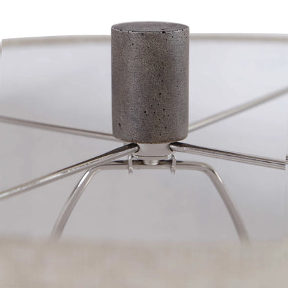 Light Aqua Crackle Table Lamp
