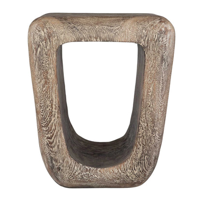 Bleached Wash Accent Stool