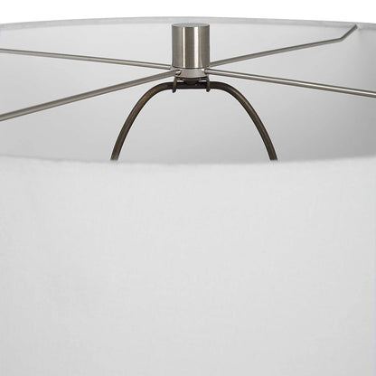 Chalk White Urn Table Lamp