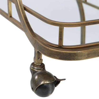 Gold Serving Cart