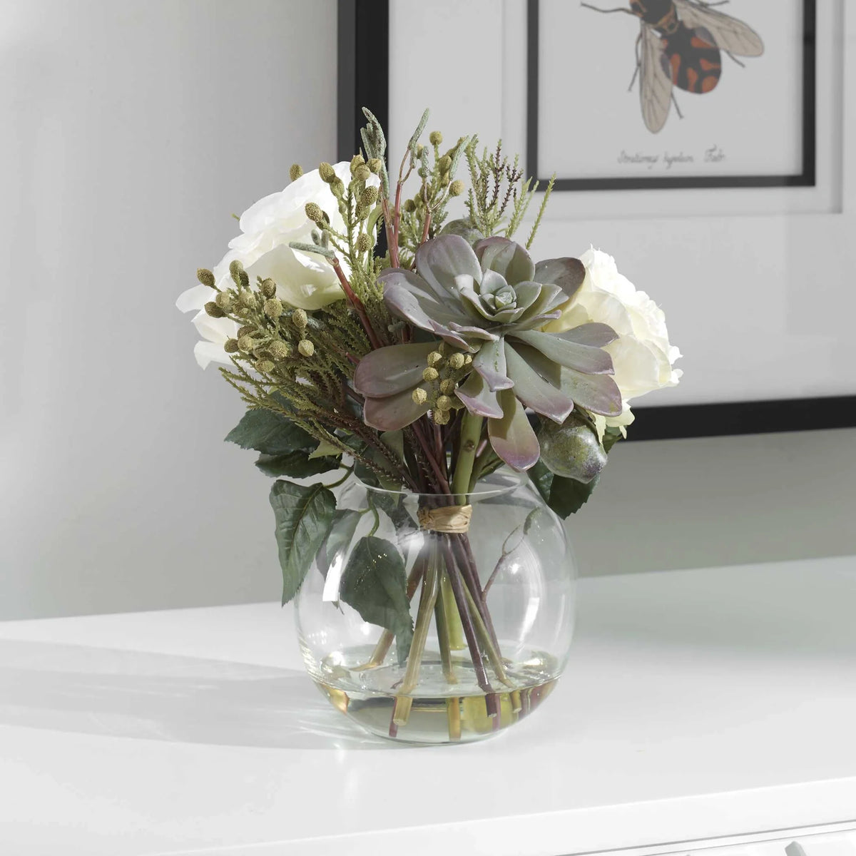 Floral Bouquet & Vase