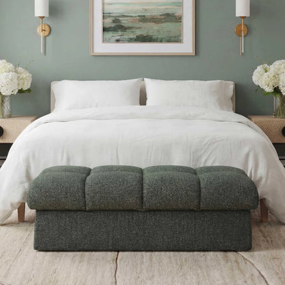 Moss Green & Lake Blue Bench