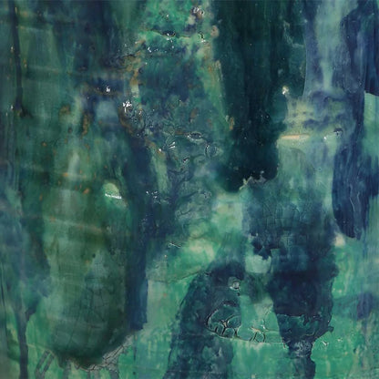 Blue & Green Drip Glaze Table Lamp