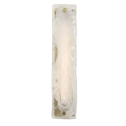 1-Light LED Swirl Glass Sconce