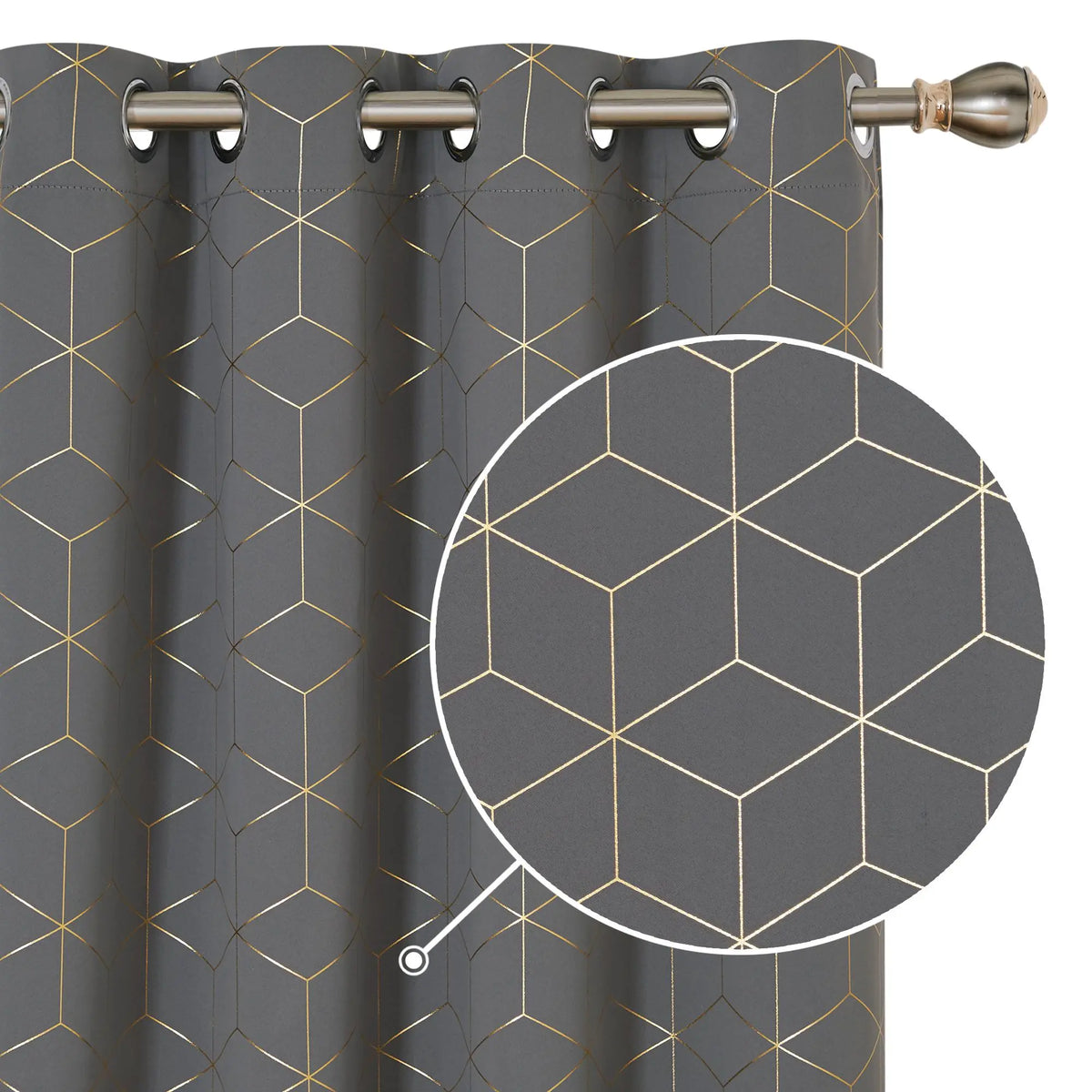 Blackout Curtain Panels | 100% Polyester, Thermal Insulated, Grommet Top | Wide Size Range, Set of 2