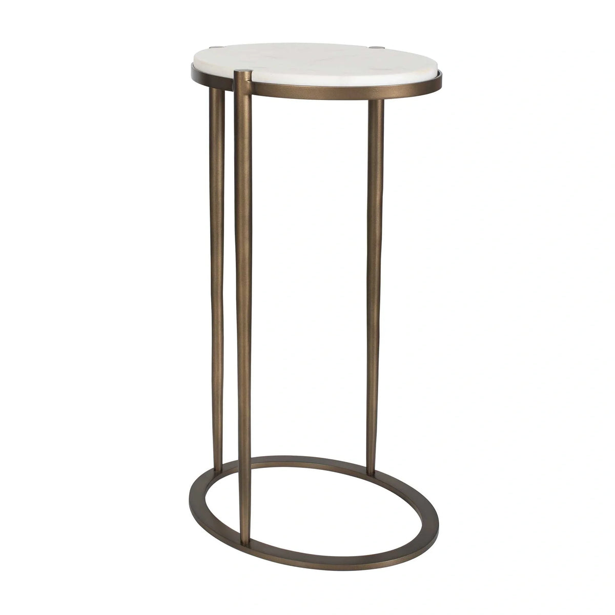 Round Marble Accent Table