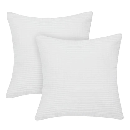 Deconovo's Corduroy Stripe Throw Pillow Covers - Set of 2