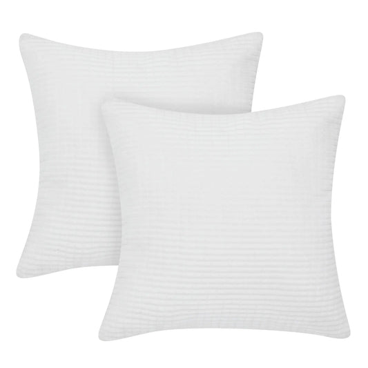 Deconovo's Corduroy Stripe Throw Pillow Covers - Set of 2