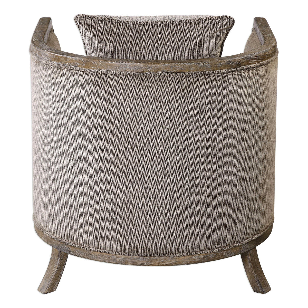 Gray Chenille Accent Chair