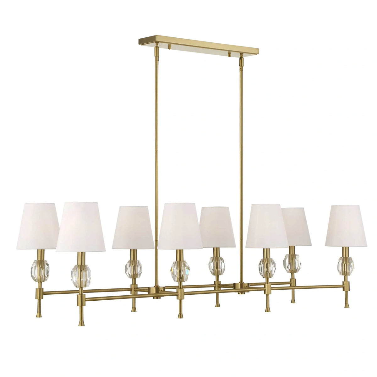 8-Light Linear Chandelier