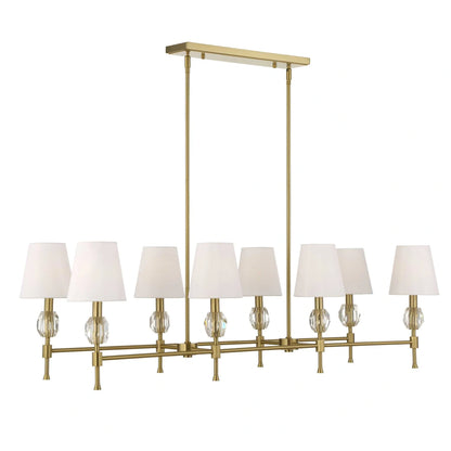 8-Light Linear Chandelier