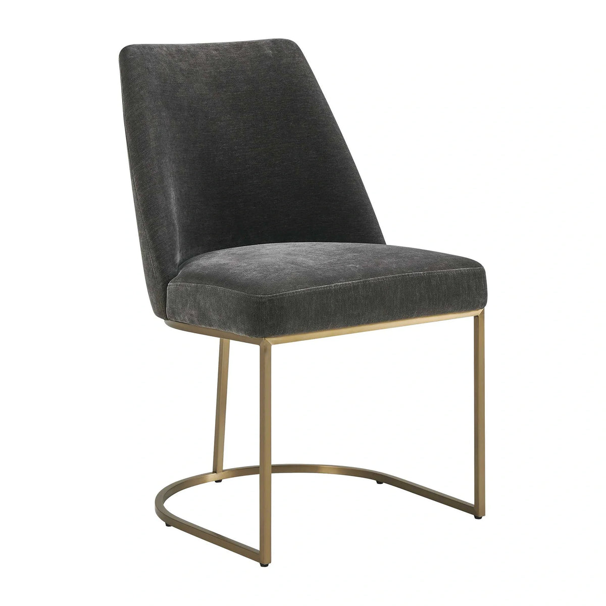 Curved Steel Dining Chair