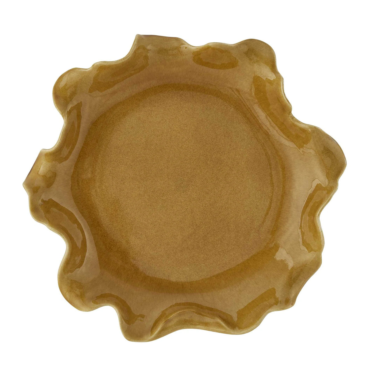 Ruffled Indoor-Outdoor Bowl