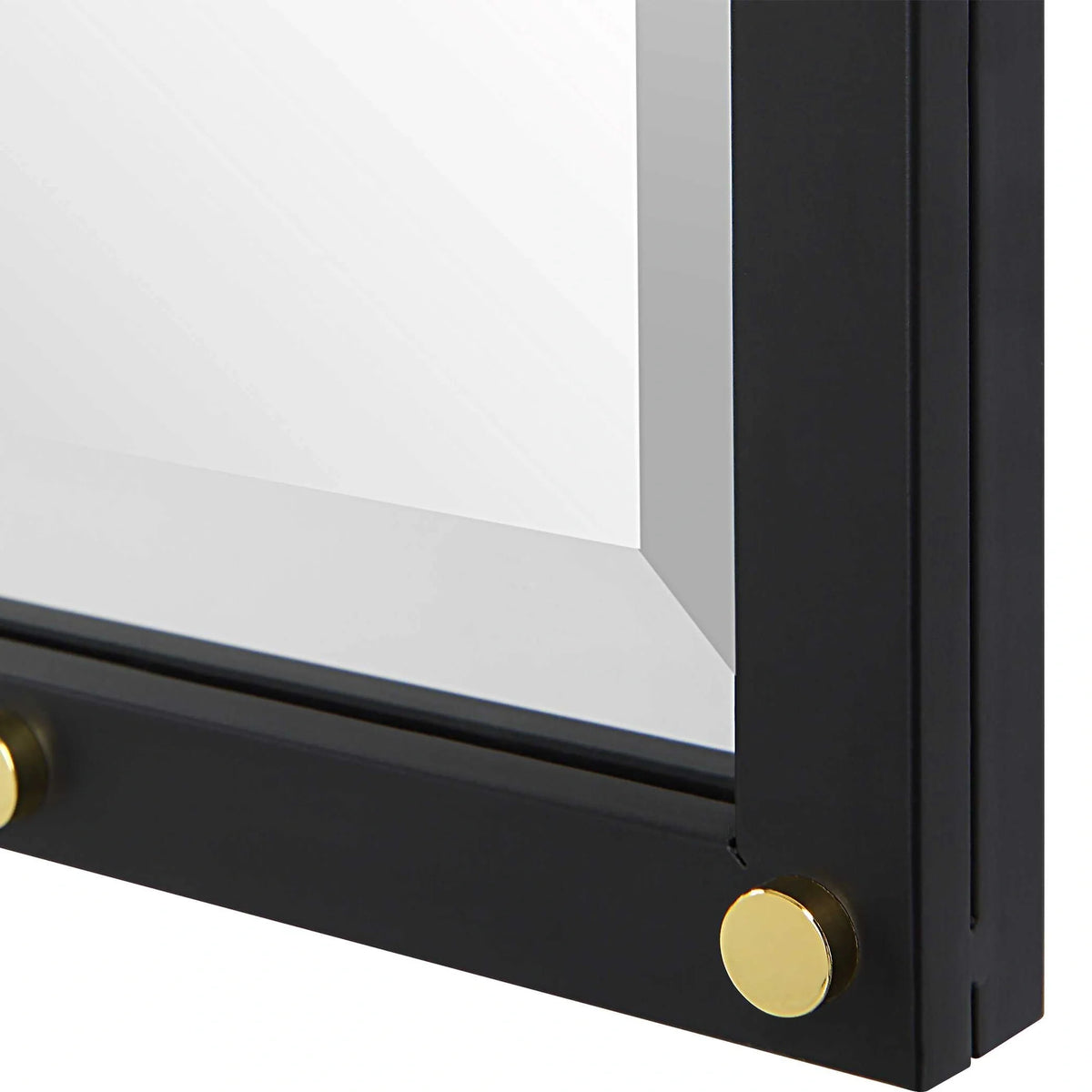 Industrial Round Mirror