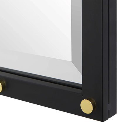 Industrial Round Mirror