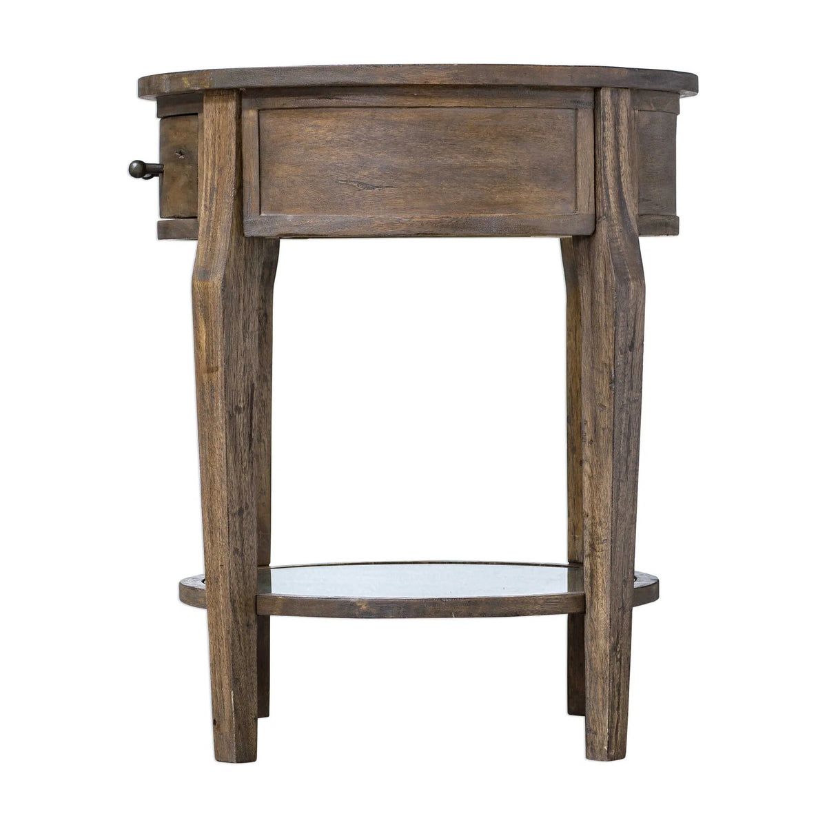 Mirrored Top Lamp Table