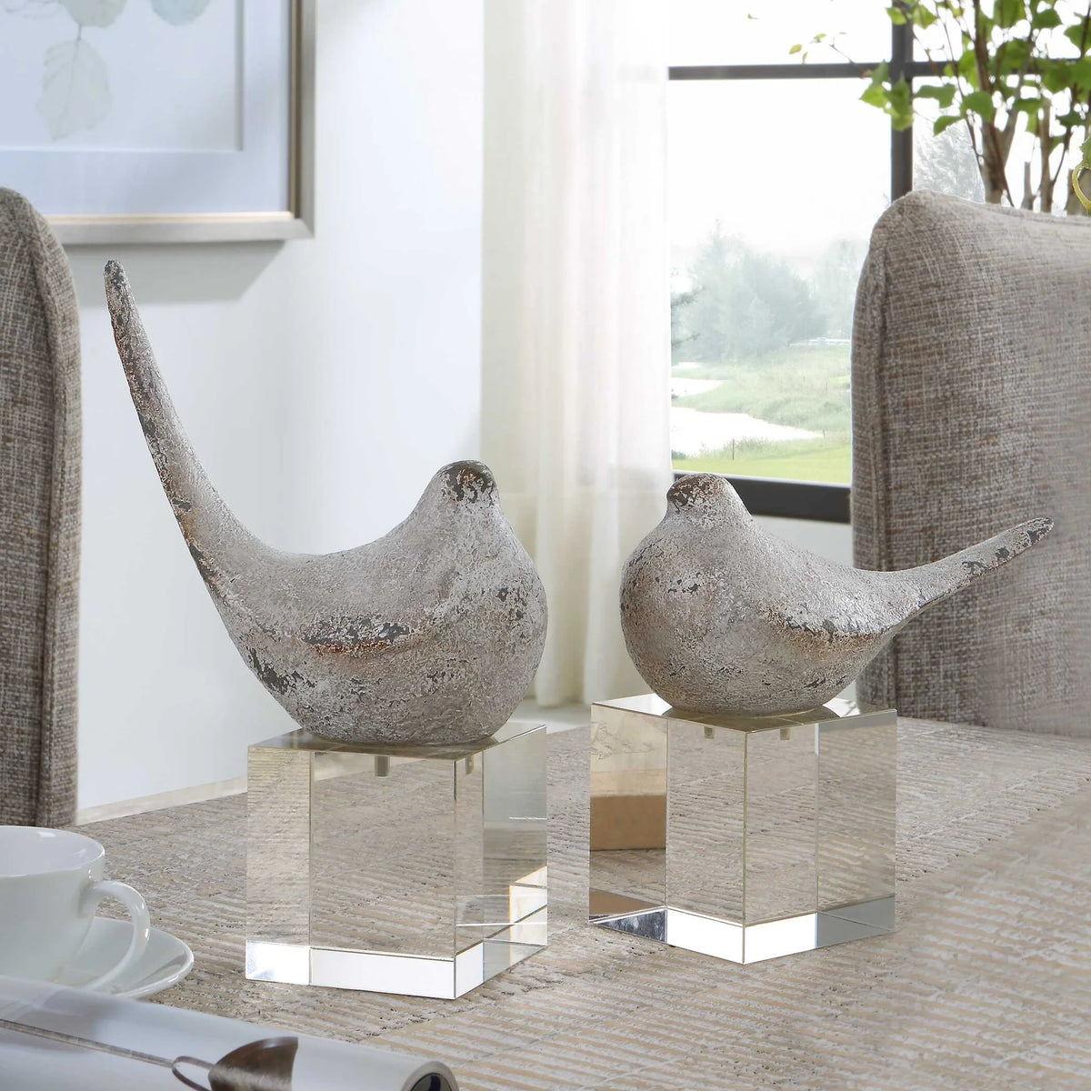 Bird Sculptures Set/2