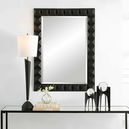 Studded Pattern Black Mirror