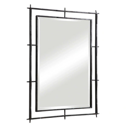 Industrial Iron Mirror