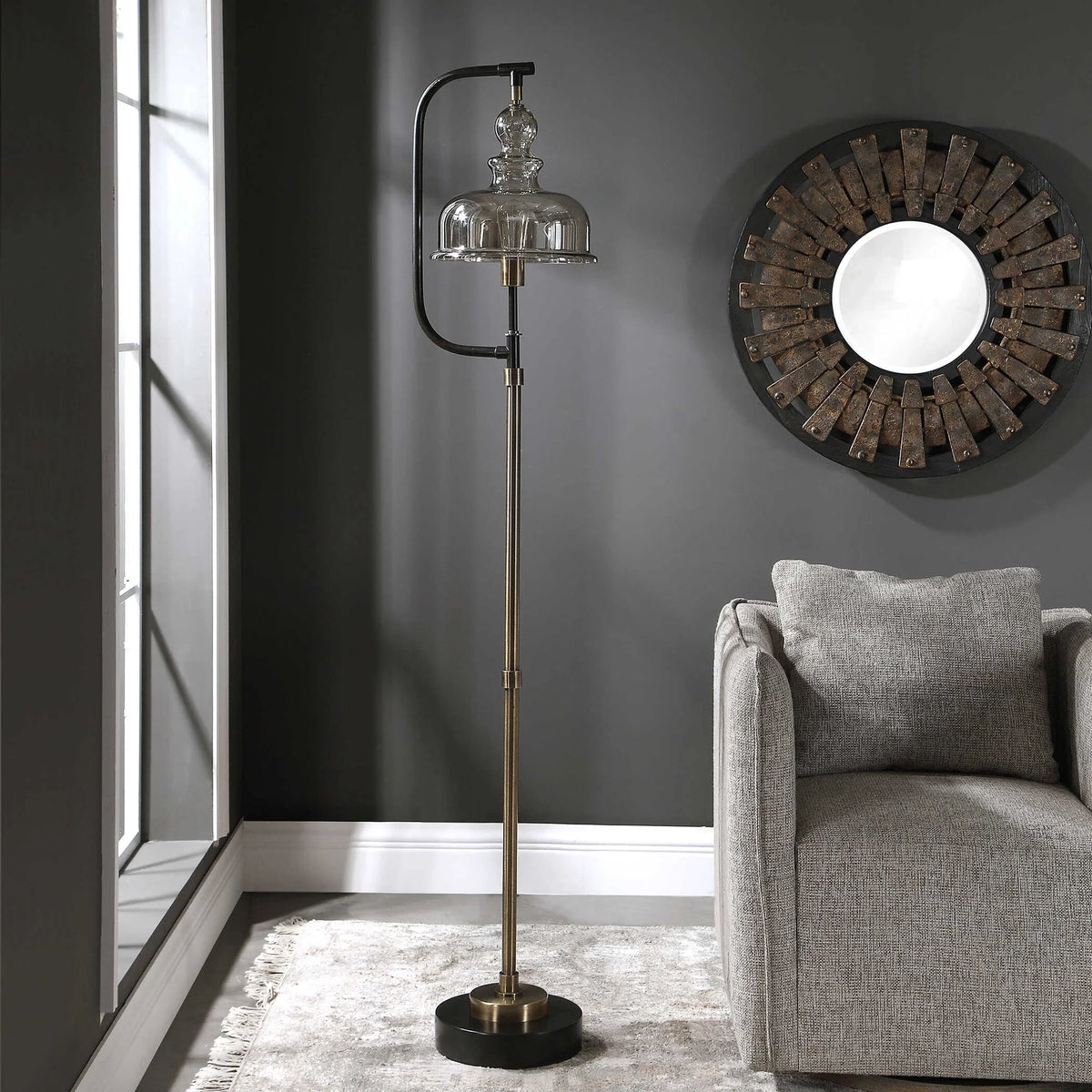 Industrial Floor Lamp