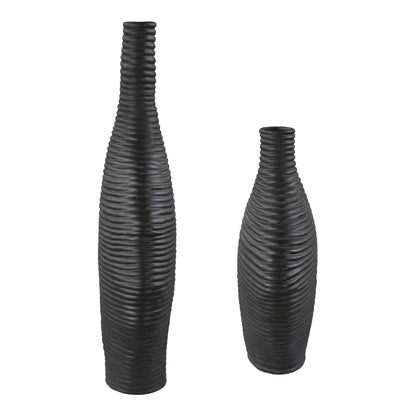 Stacked Ceramic Vases, Set of 2