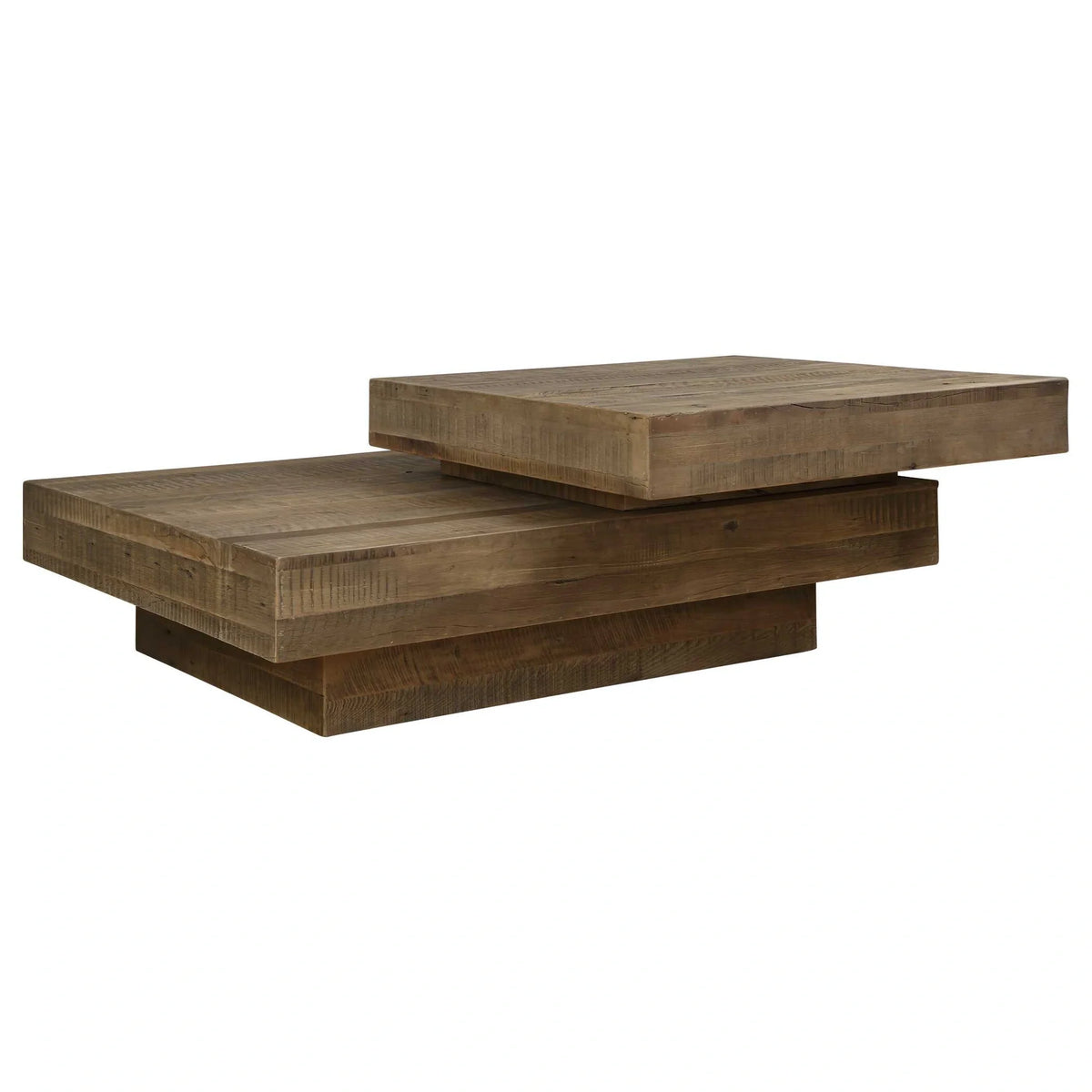 Modern Reclaimed Oak Coffee Table