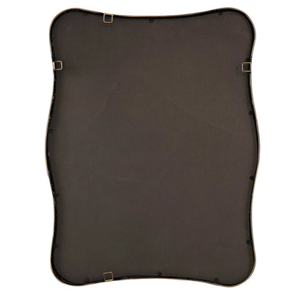 Curvy Black Vanity Mirror