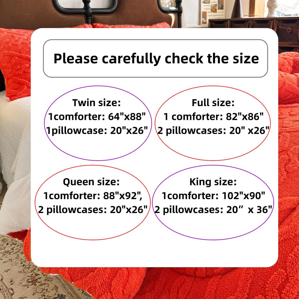 Flannel Fleece Ribbed Comforter Set | OEKO-TEX Certified, Double-Sided Texture | Six Colours, Twin to King