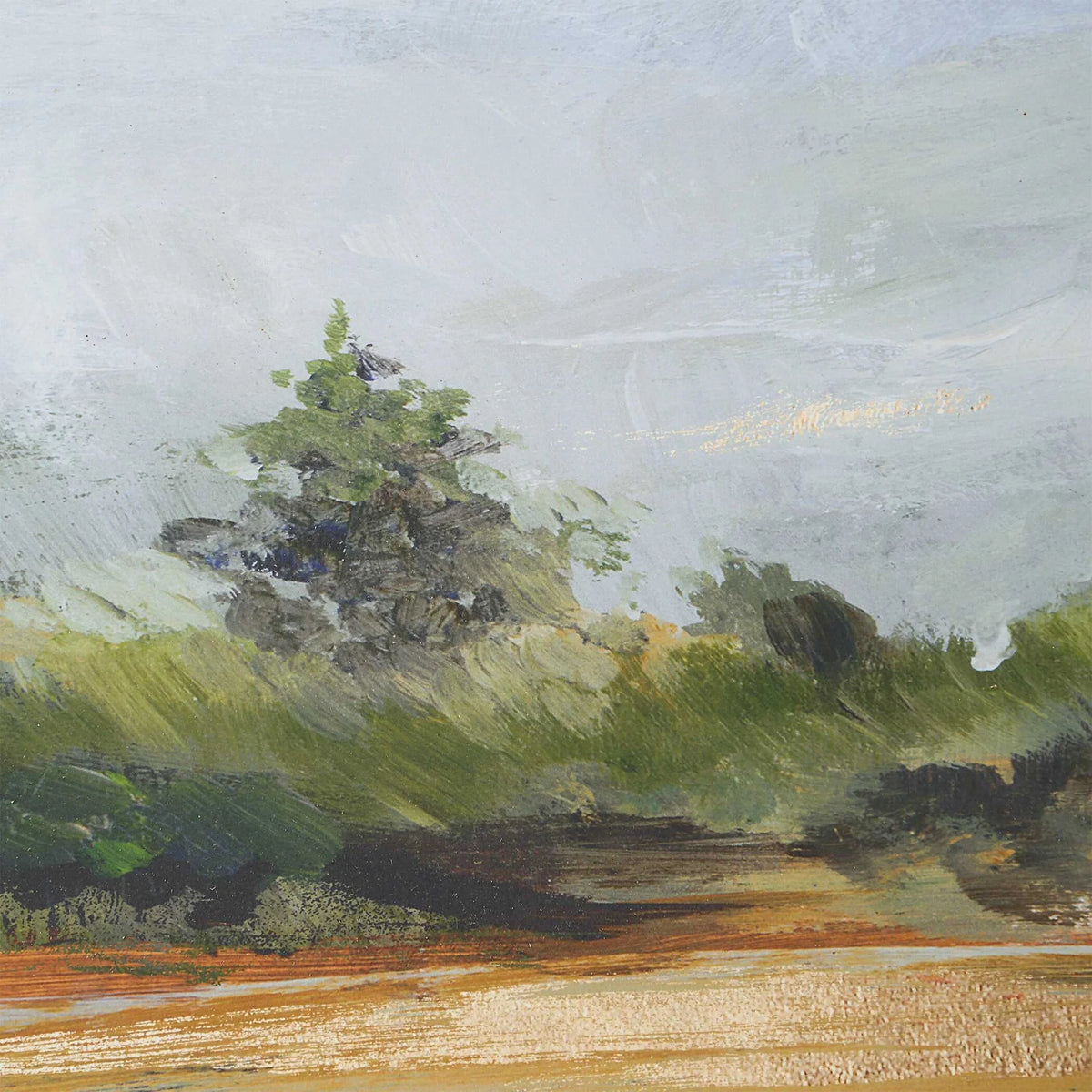 Blue Landscape Print