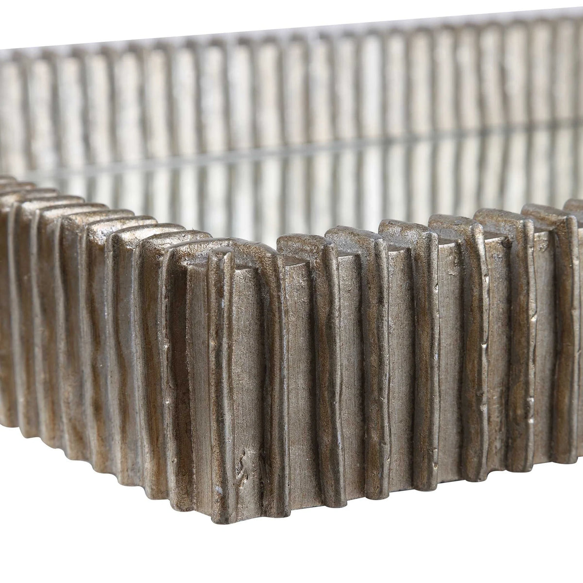 Silver Mirrored Tray