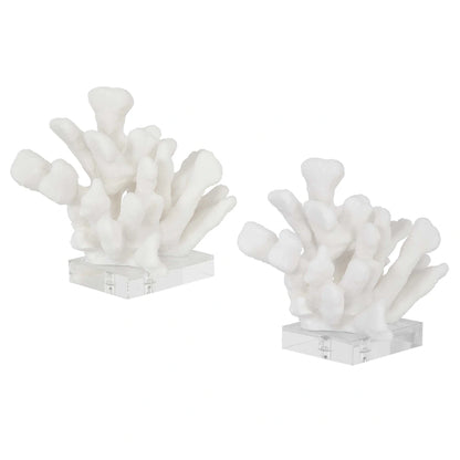 White Bookends Set/2