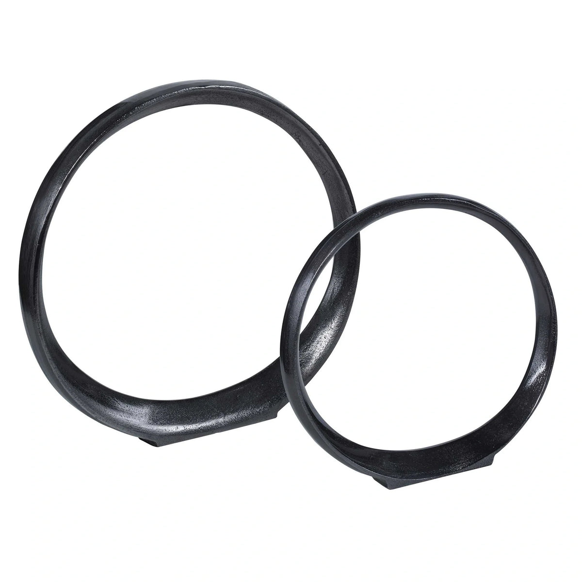 Ring Sculptures, Set of 2