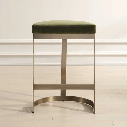 Brass Iron Counter Stool