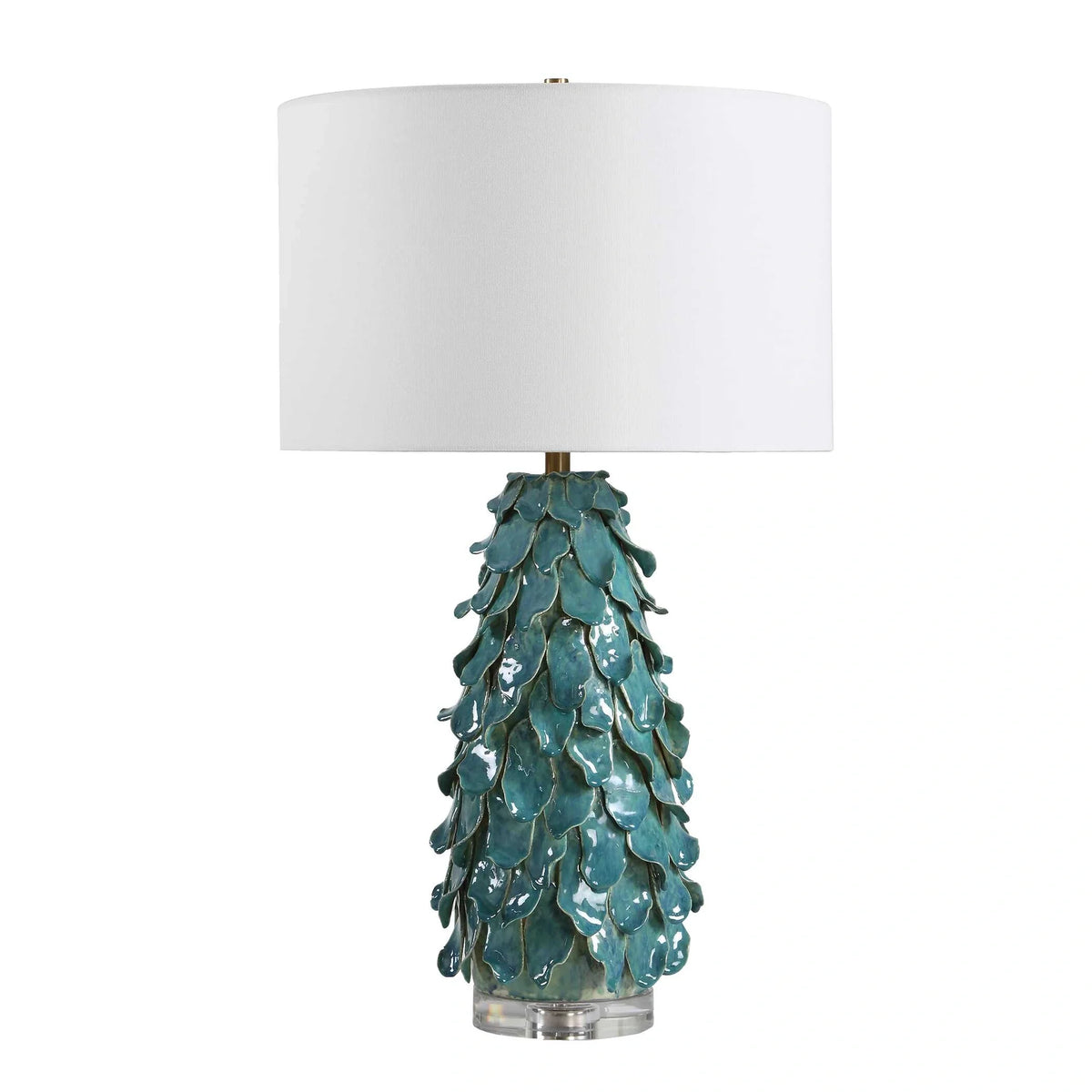 Teal Blue Table Lamp