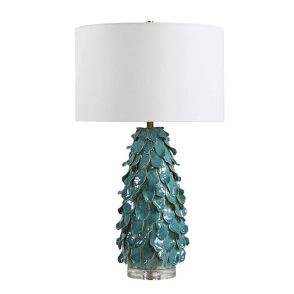 Teal Blue Table Lamp