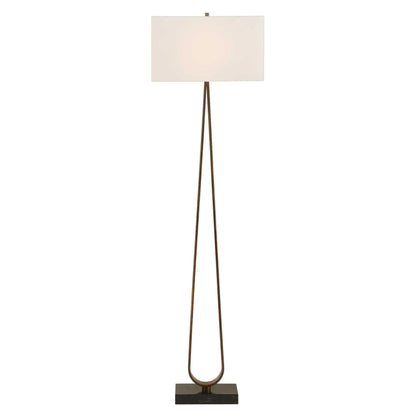 Minimalist Bronze Floor Lamp