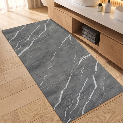 Quick-Dry Non-Slip Rubber Bath Mat in bathroom