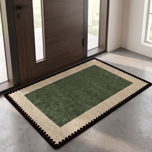 Nordic Soft Pile Non-Slip Door Mat at entryway