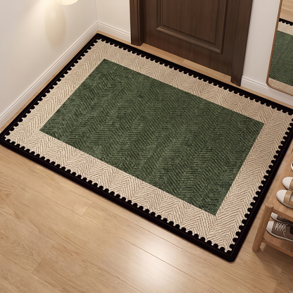 Nordic Soft Pile Non-Slip Door Mat at entryway hallway