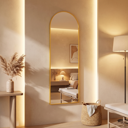 Full Length Wall Mirror mounted on wall