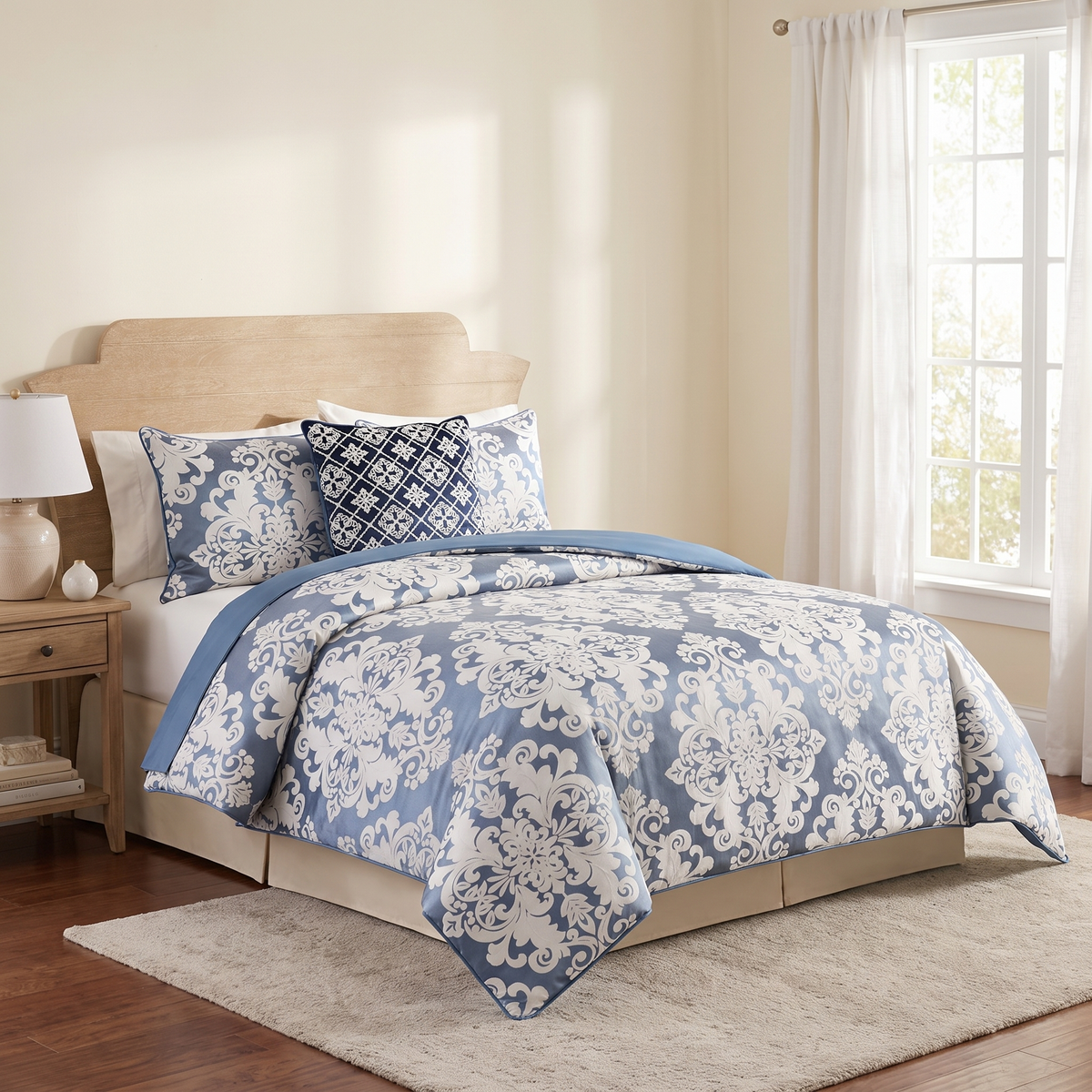 Jacquard Damask Comforter Set, Full
