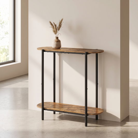 Narrow 2-Tier Console Table, 29.5 in