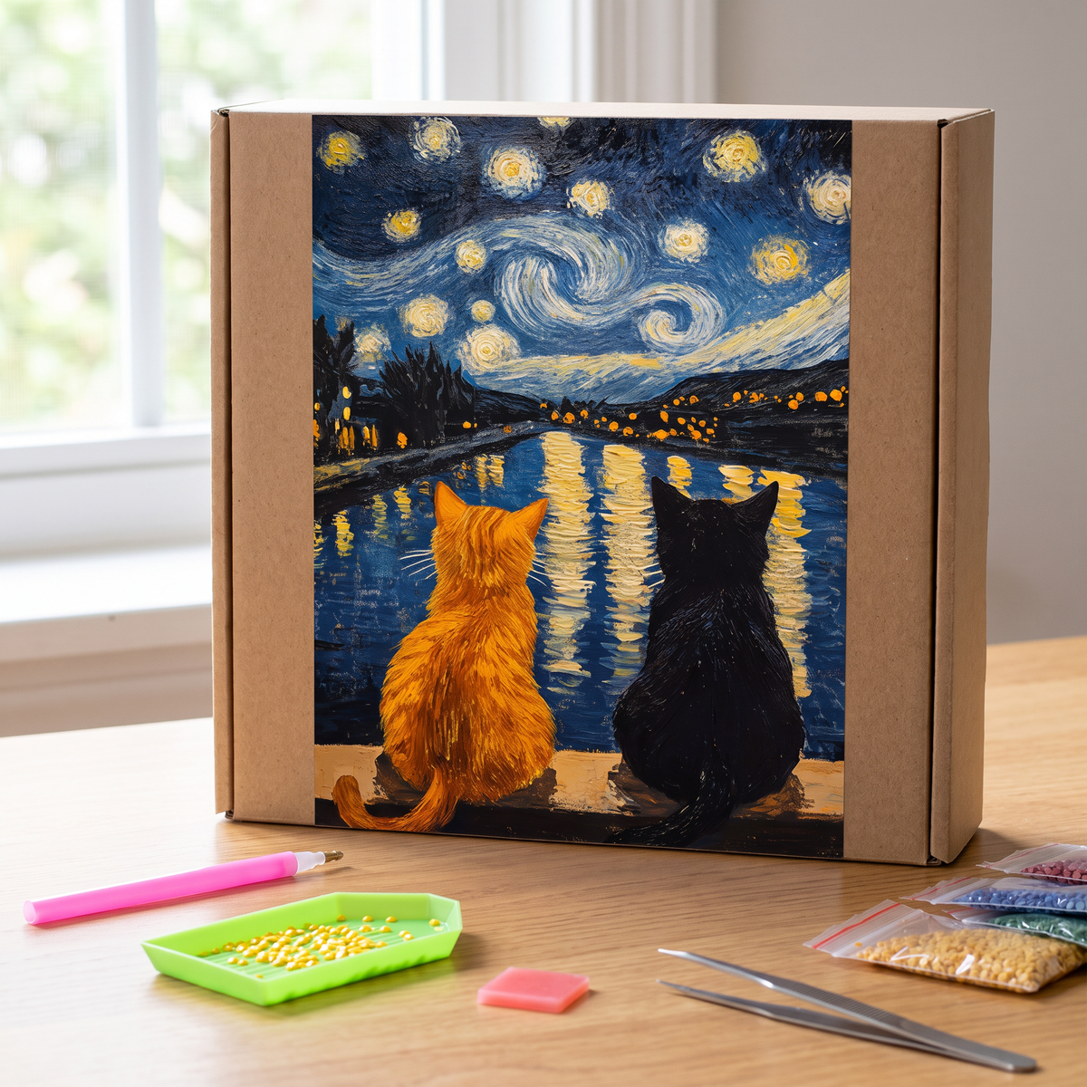 Starry Night Over the Rhone 5D Diamond Art Kit