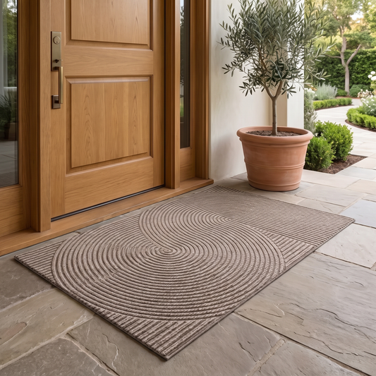 Geometric Star Non-Slip Door Mat, 45 x 75 cm