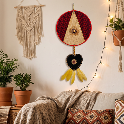 Heart of Light Handmade Wall Hanging