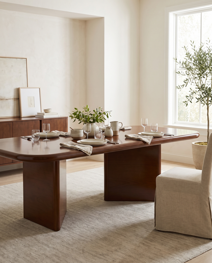 Dia Dining Table – 98-Inch Modern Statement Table