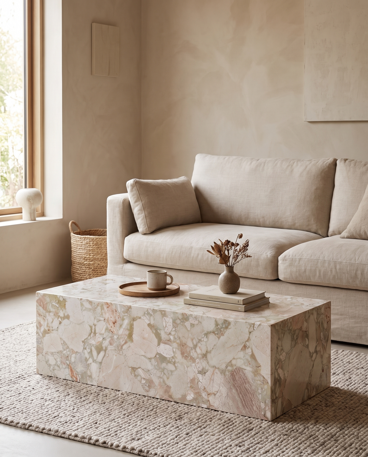 Elegant Plinth Coffee Table