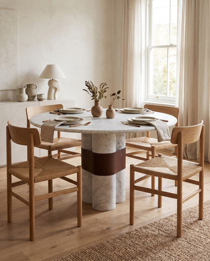 Firelli 47-Inch Round Dining Table | Final Sale