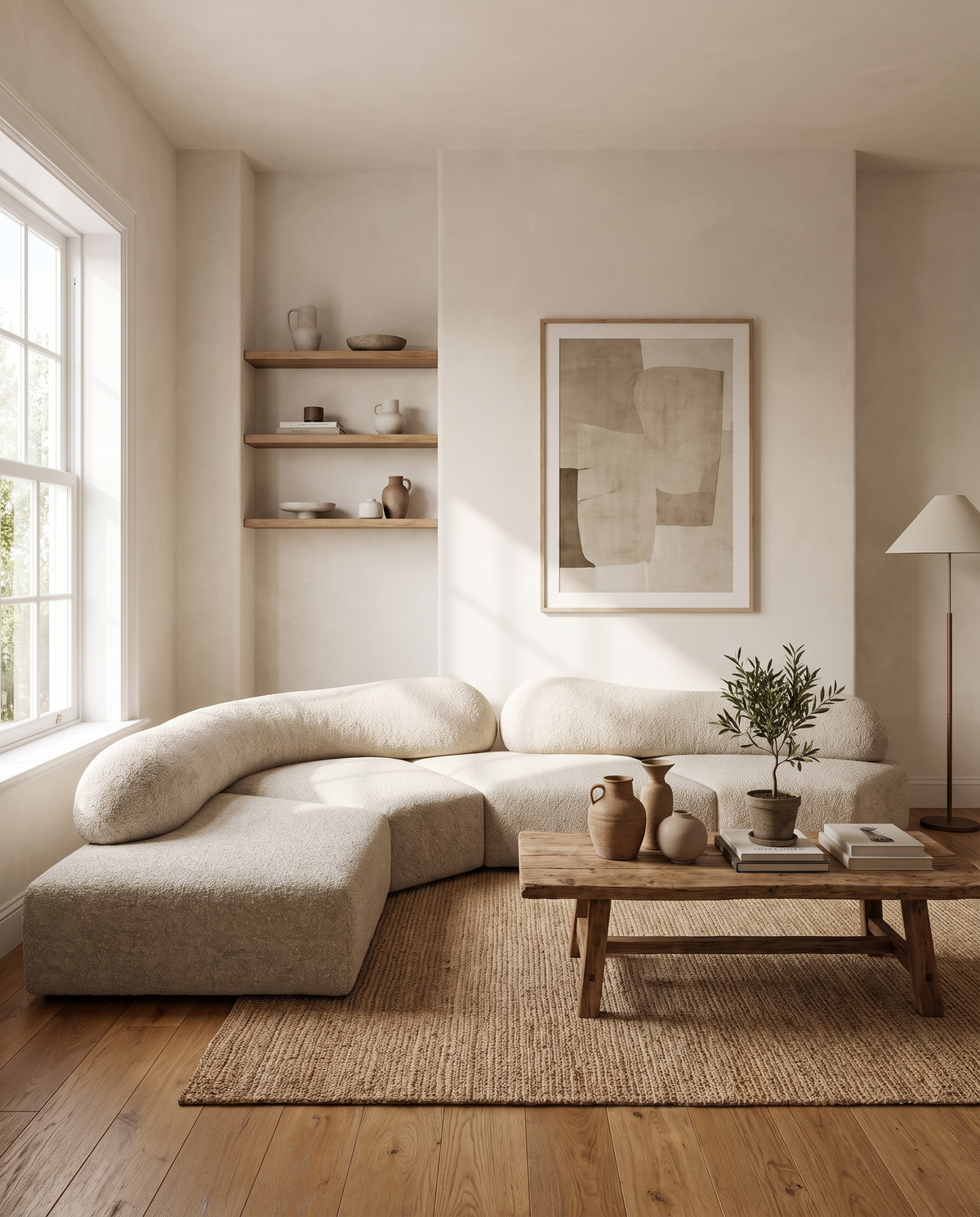 On the Rocks Sofa, Left Corner