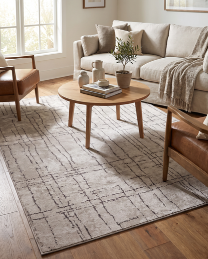 Pisa Charcoal - Stone Rug